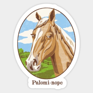 Palomi-nope Sticker